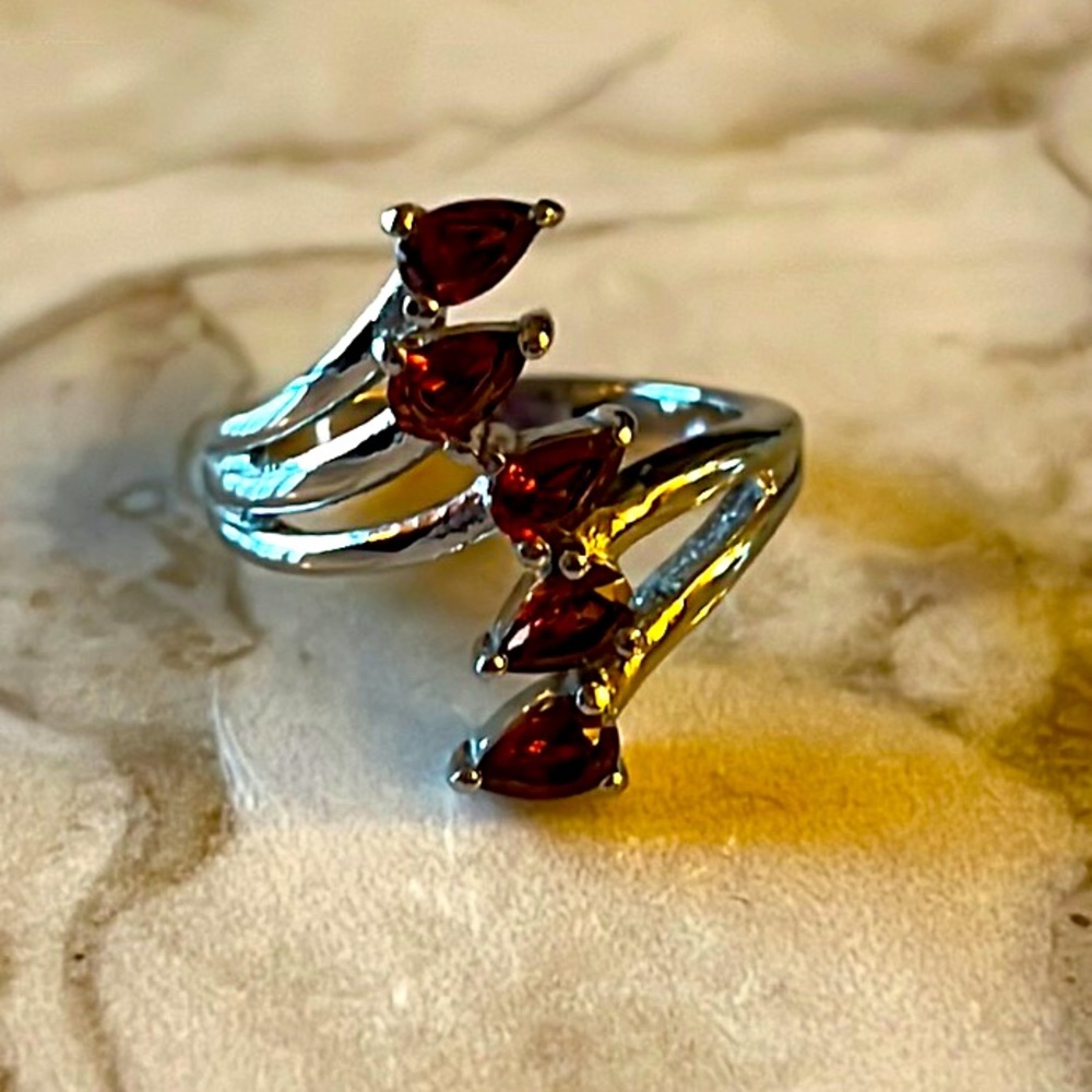 Red Garnet Ring